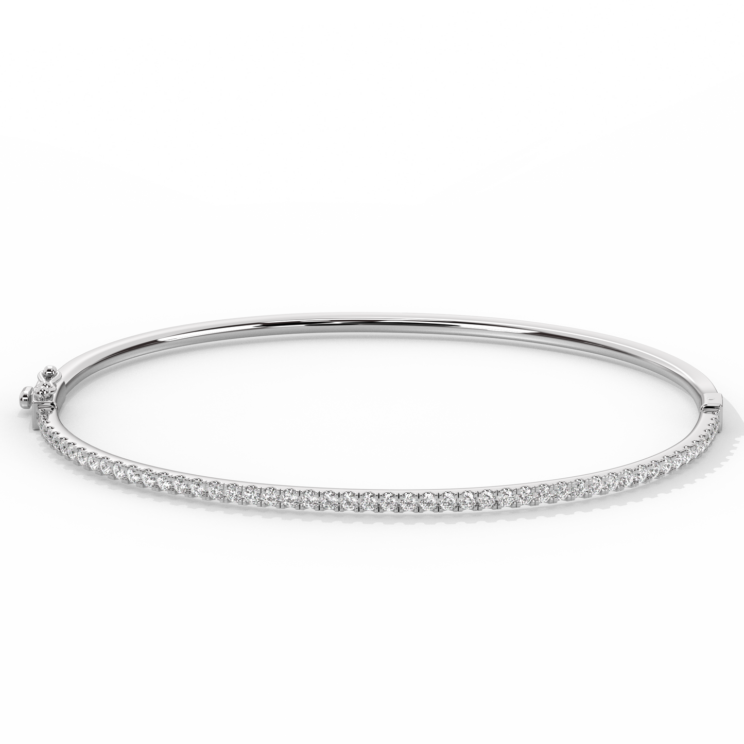 Pavé Diamond Bangle 14K Gold (0.90 ct.)