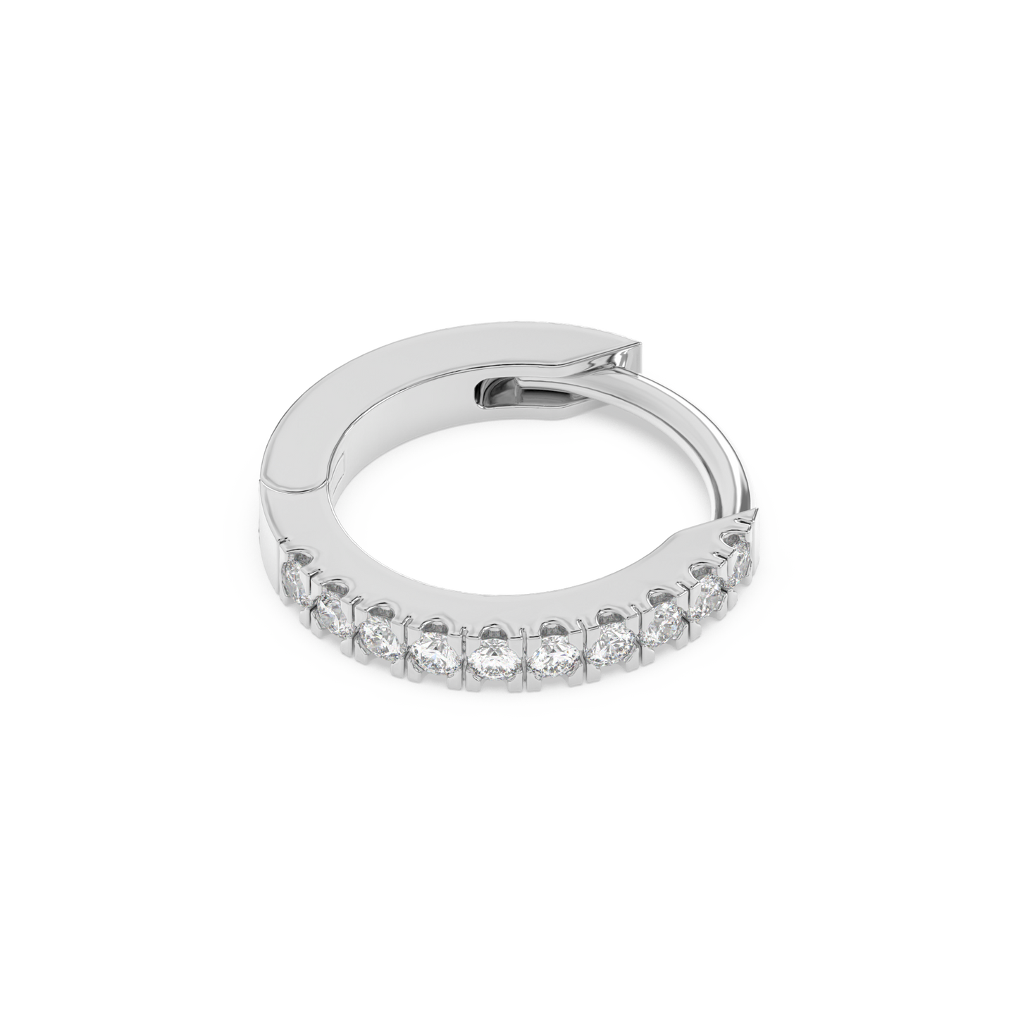 Tiny Diamond Huggies 14K Gold (0.05 ct.) | Single