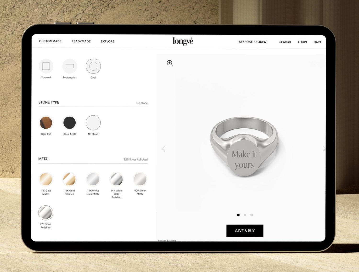 Signet ring configurator