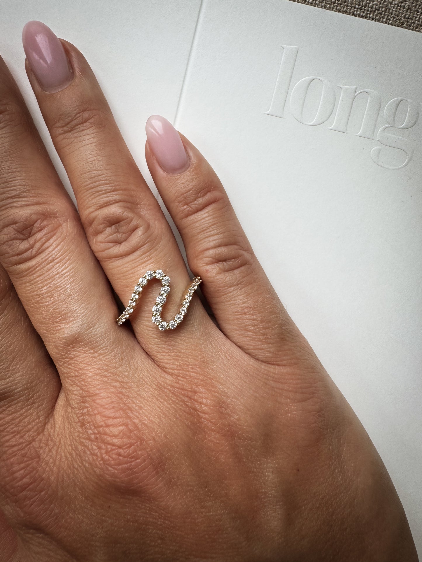 Snail diamond ring 14K Gold (0.51 ct.)