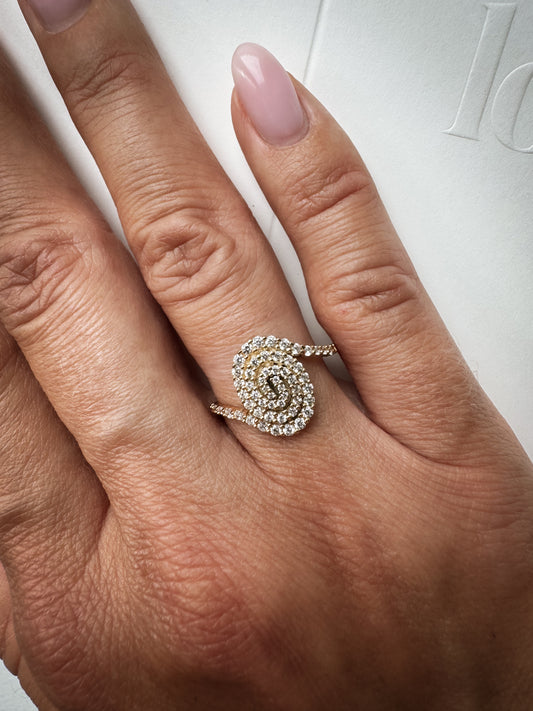 Shell Diamond ring 14K Gold (0.56 ct.)