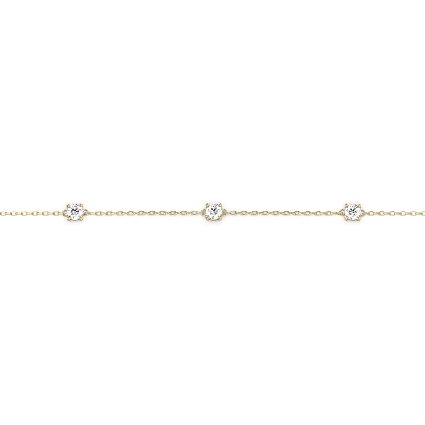 Prong Diamond Bracelet 14K Gold (0.18 ct.)