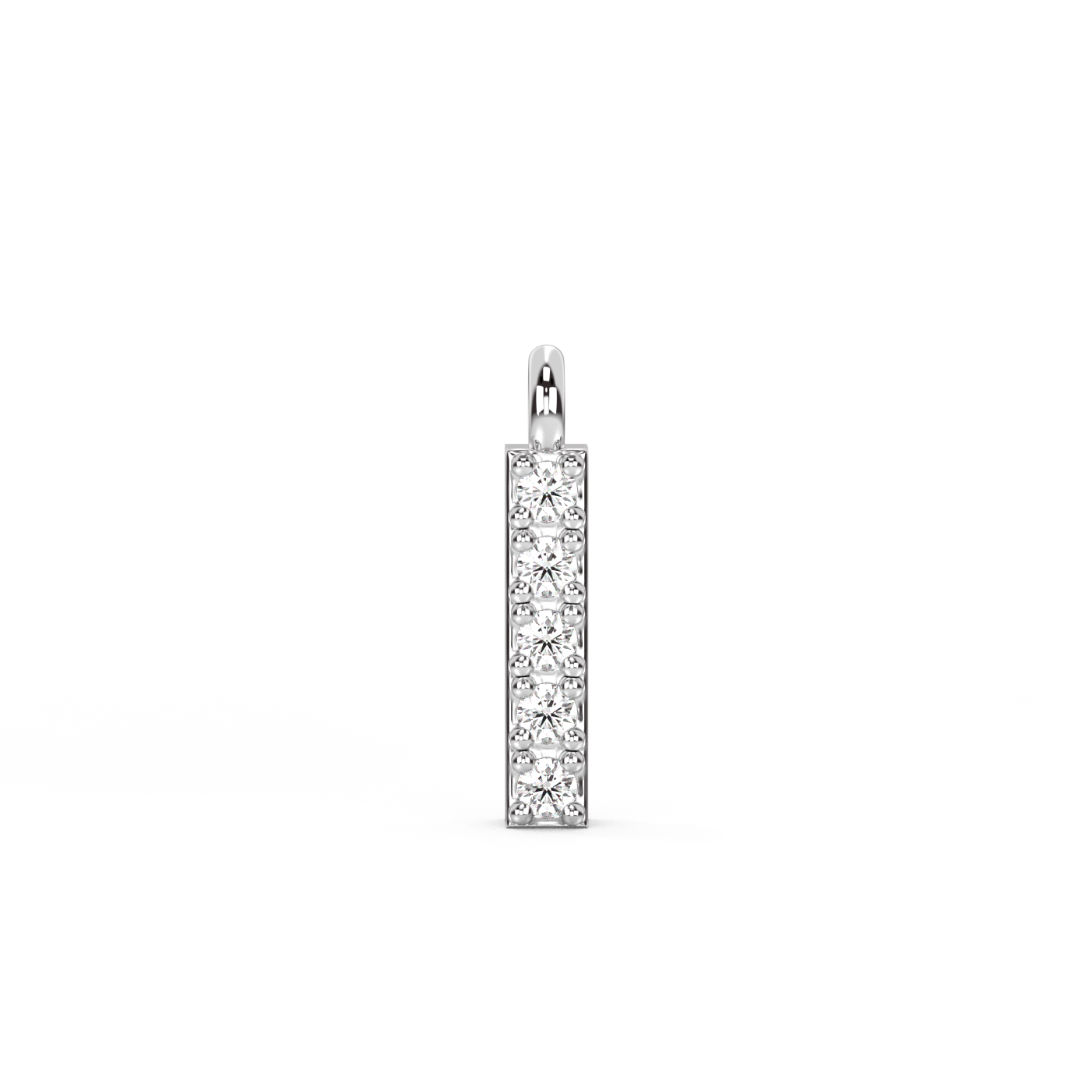 Letter Diamond Pendant | A-Z | 14K Gold (0.04 ct.)