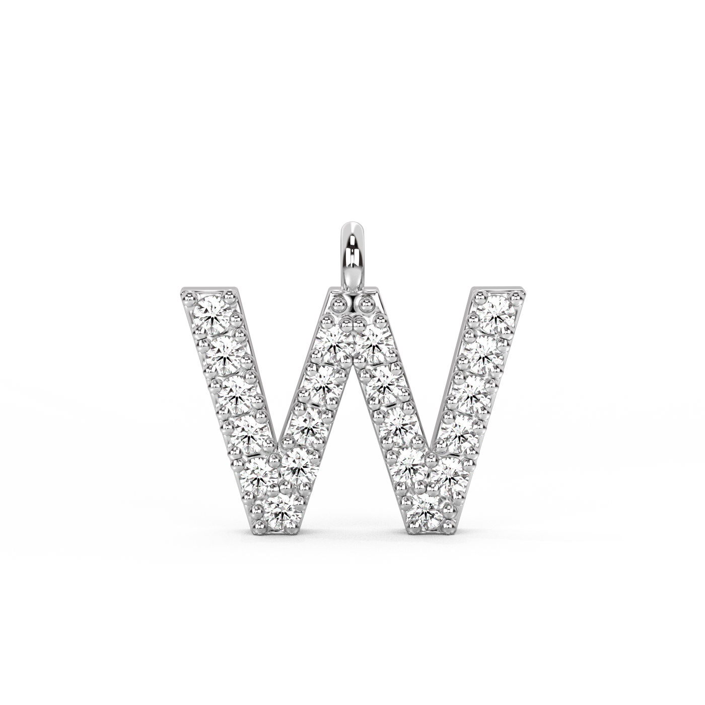 Letter Diamond Pendant | A-Z | 14K Gold (0.04 ct.)