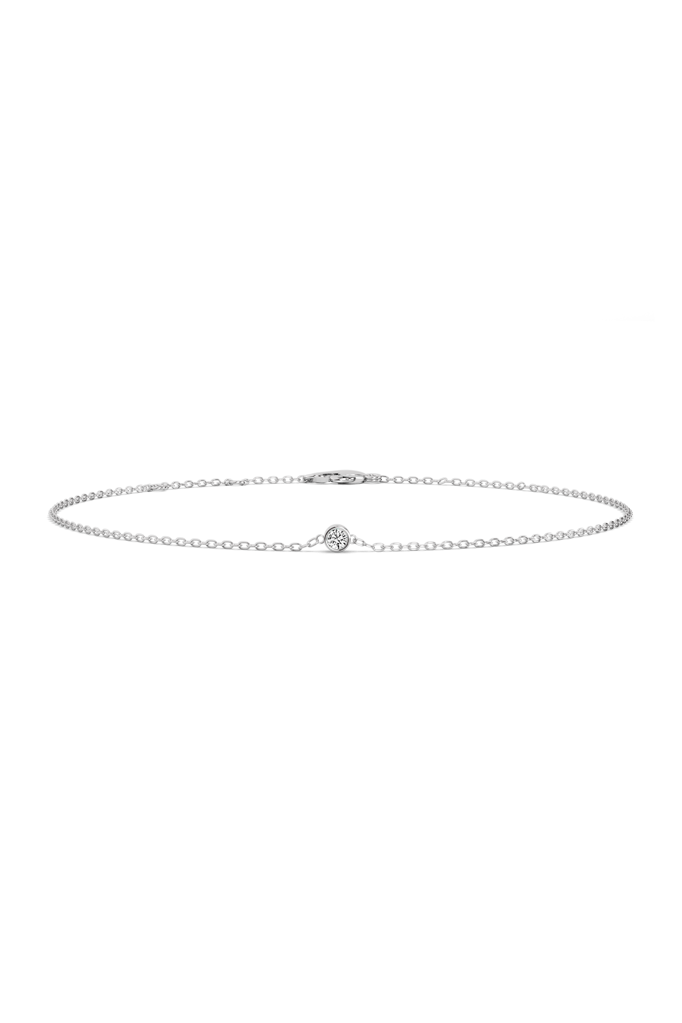 Bezel Diamond Bracelet 14K Gold (0.03 ct.)