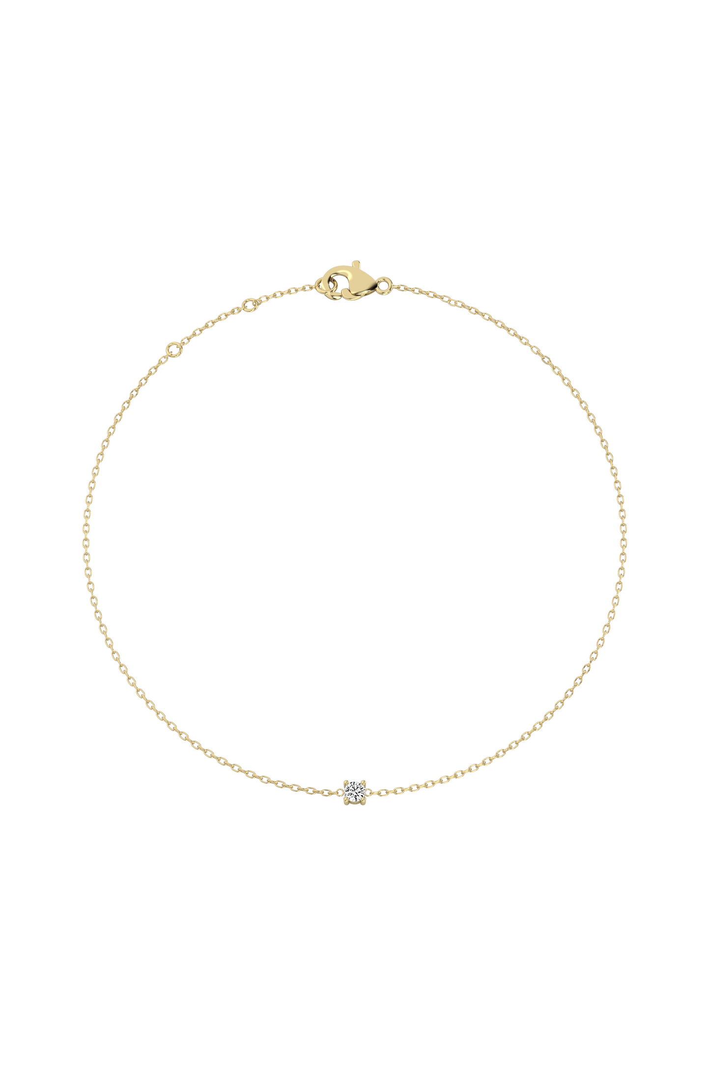 Prong Diamond Bracelet 14K Gold (0.03 ct.)