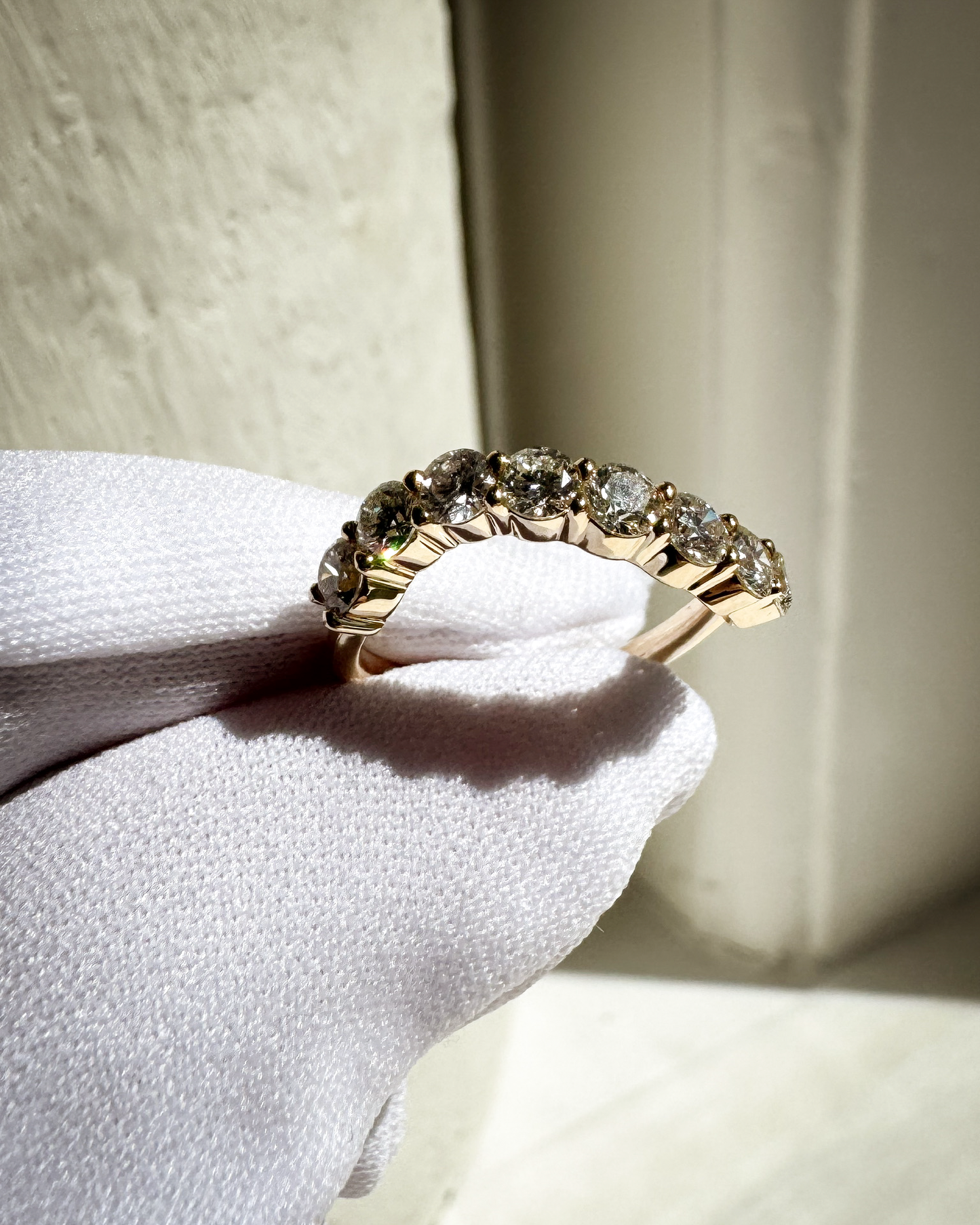 Bold Wave Lab-grown Diamond Ring - 14K Yellow Gold (0.85 ct.)
