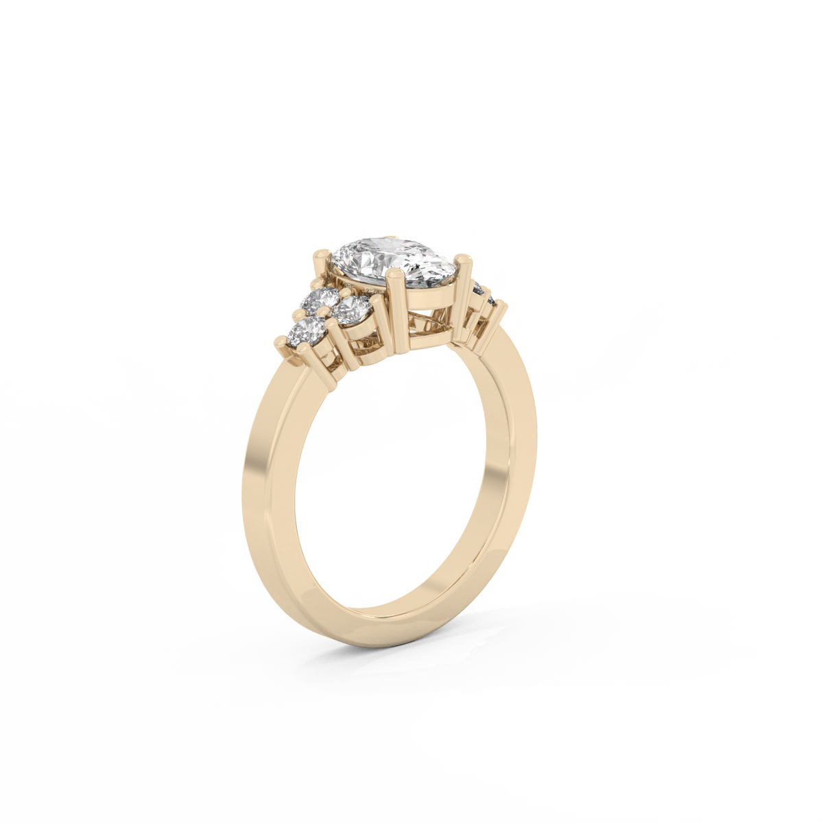 Illusion Diamond Ring - 14K Yellow Gold (1.35 ct.)