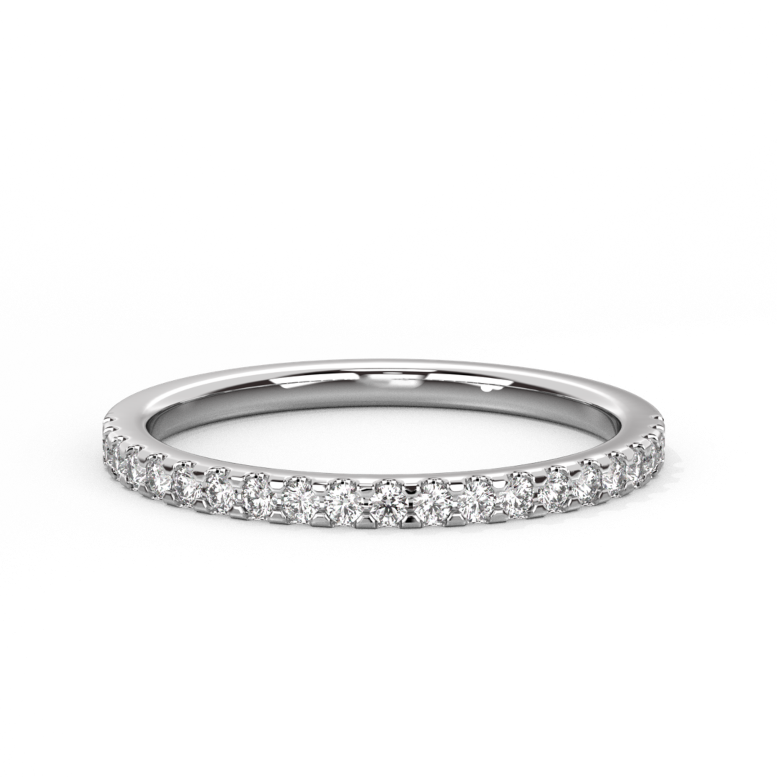 Half Eternity Diamond Ring Small 14K Gold