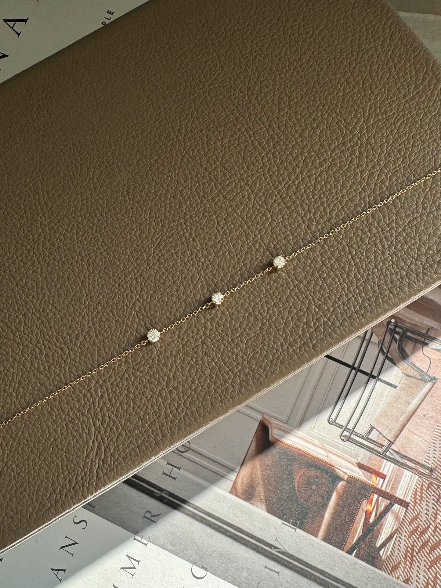 Prong Diamond Bracelet 14K Gold (0.18 ct.)