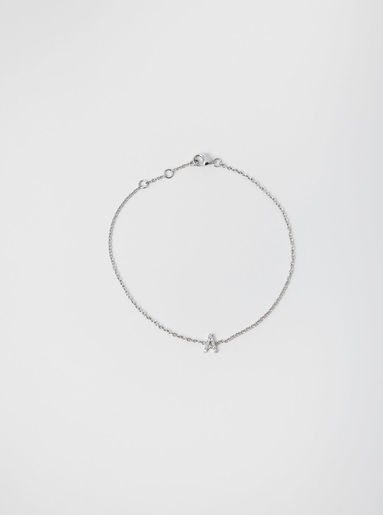 Letter Diamond Bracelet (0.08 ct.) 14K Gold