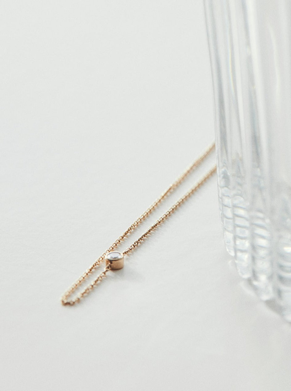 Bezel Diamond Bracelet 14K Gold (0.03 ct.)