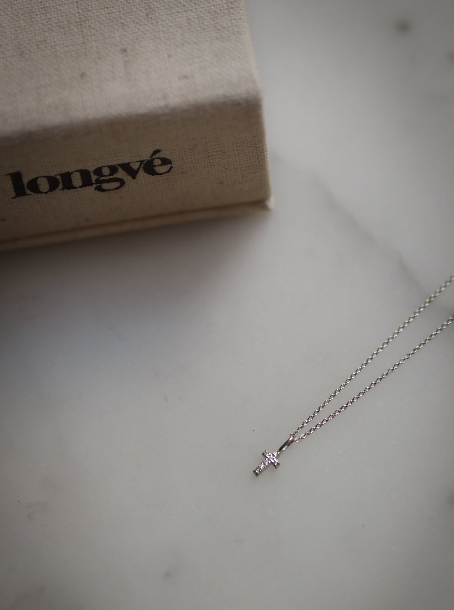 Cross Diamond Pendant 14K Gold (0.02 ct.)