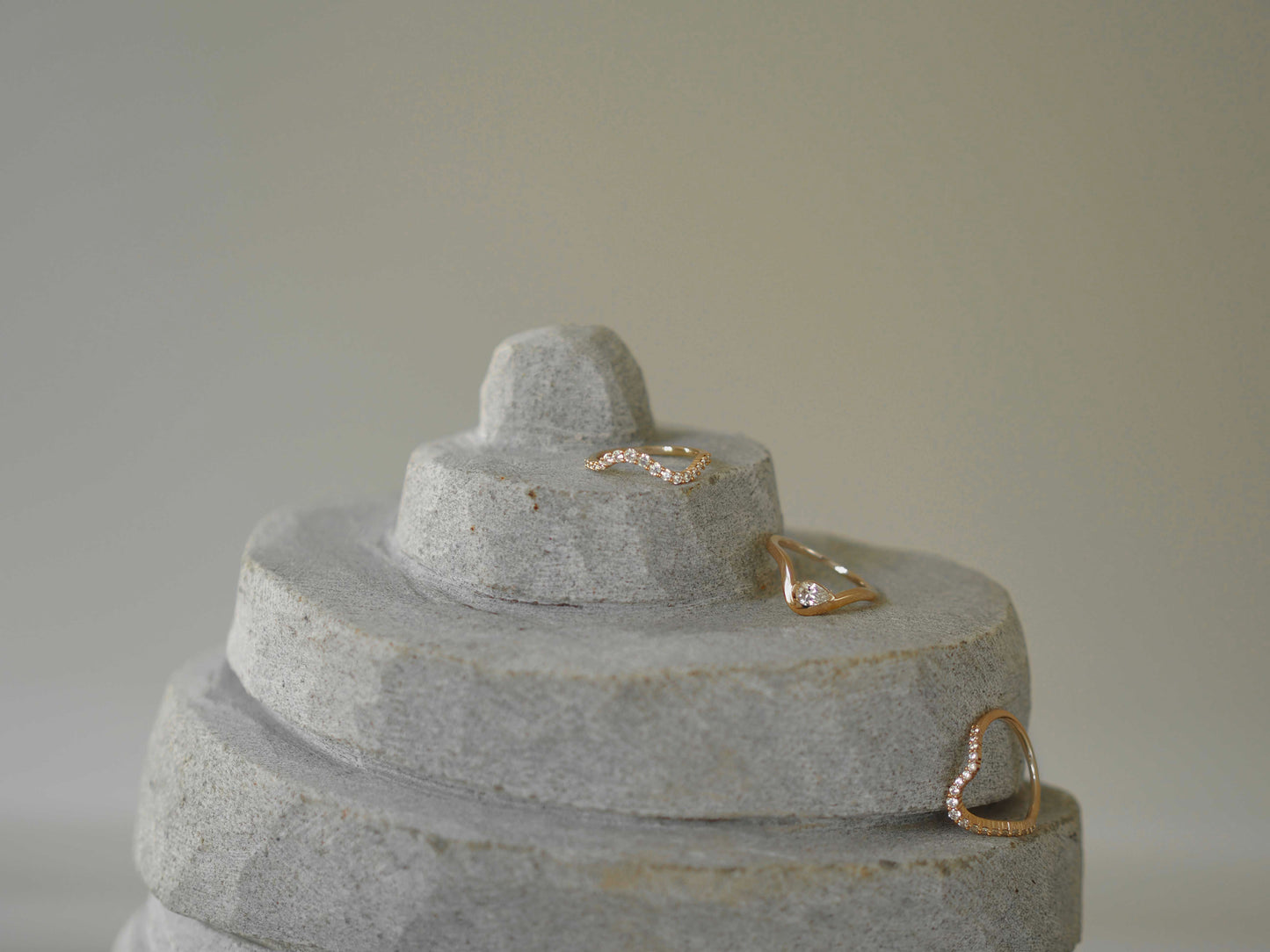 Pear diamond ring 14K Gold (0.45 ct.)