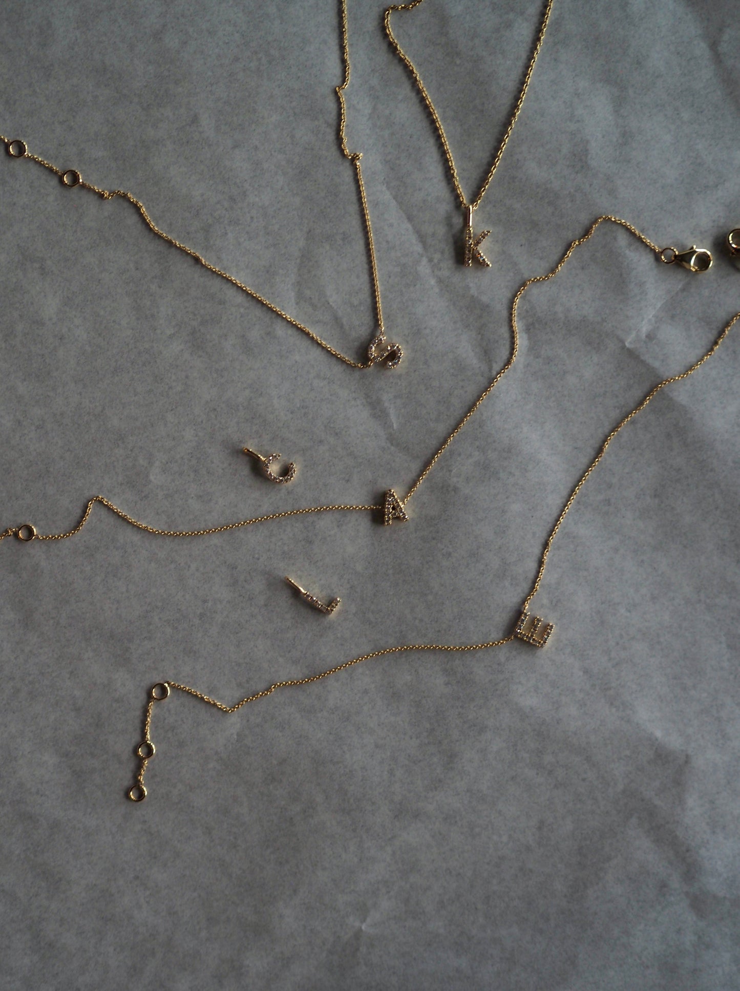 Letter Diamond Bracelet | A-Z | 14K Gold (0.04 ct.)