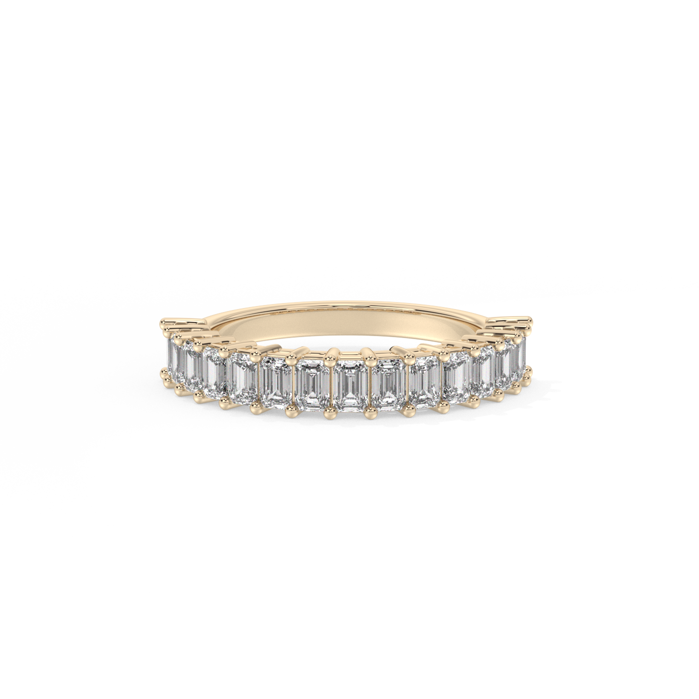 Eternity Emerald Lab-grown Diamond Ring - 14K Yellow Gold (1.01 ct.)