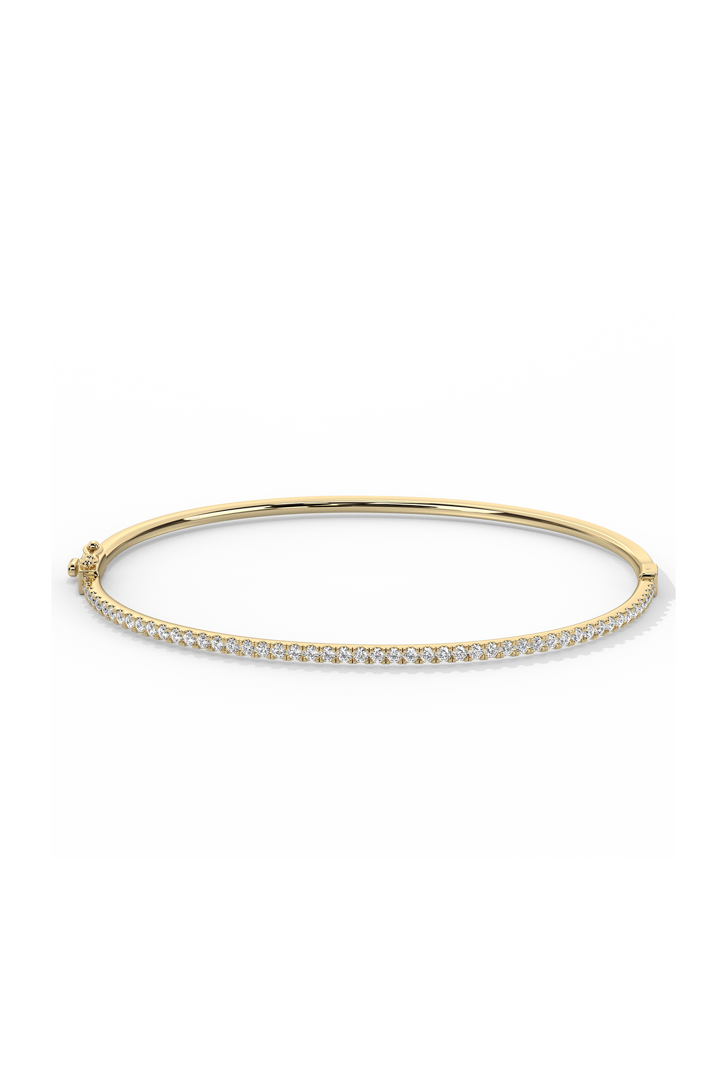 Pavé Diamond Bangle 14K Gold (0.90 ct.)