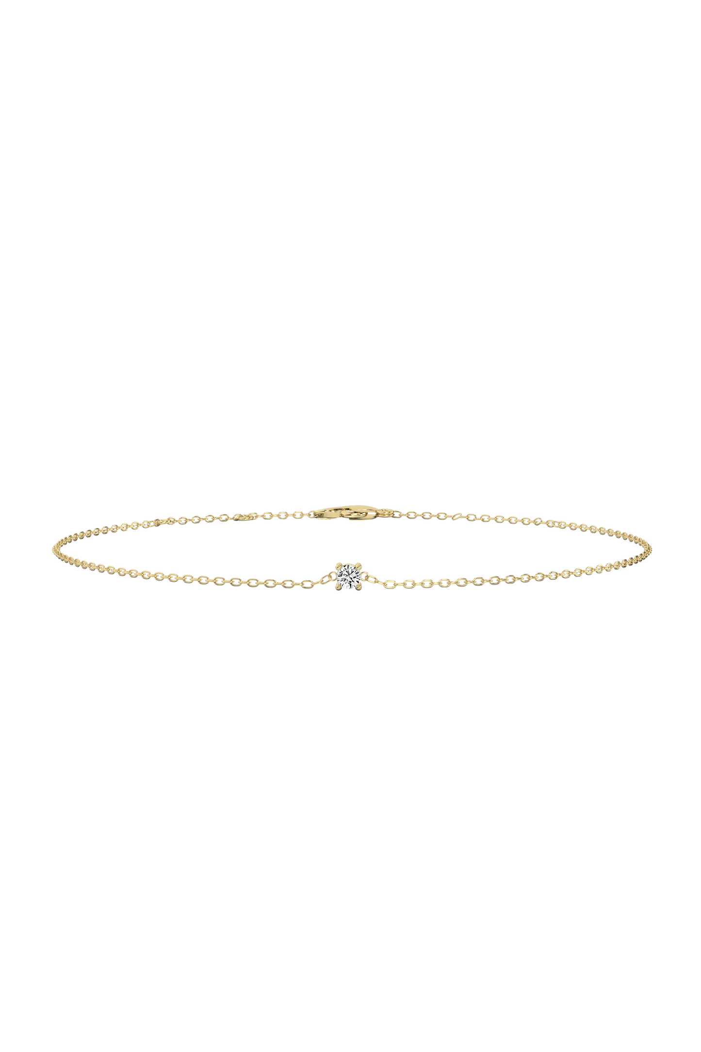 Prong Diamond Bracelet 14K Gold (0.03 ct.)