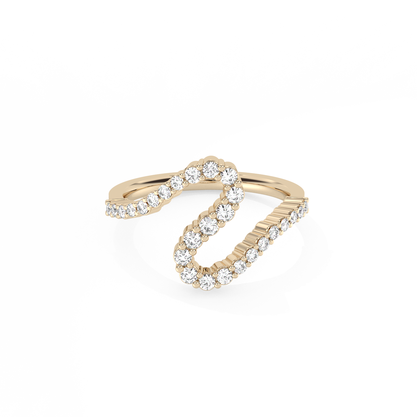 Snail diamond ring 14K Gold (0.51 ct.)