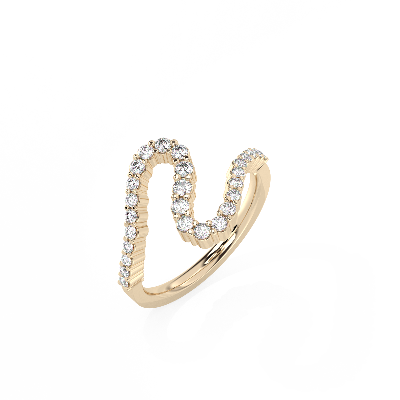 Snail diamond ring 14K Gold (0.51 ct.)