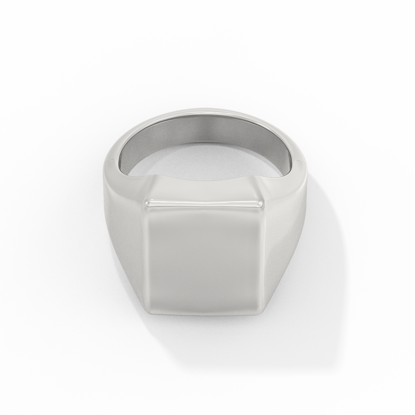 Square Signet Ring Sterling Silver