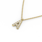 Letter Diamond Pendant (0.04 ct.) I A-Z I 14K Yellow Gold