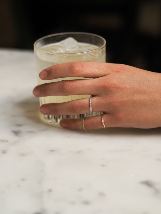 Small Eternity Lab-grown Diamond Ring - 14K Yellow Gold (0.52 ct.)