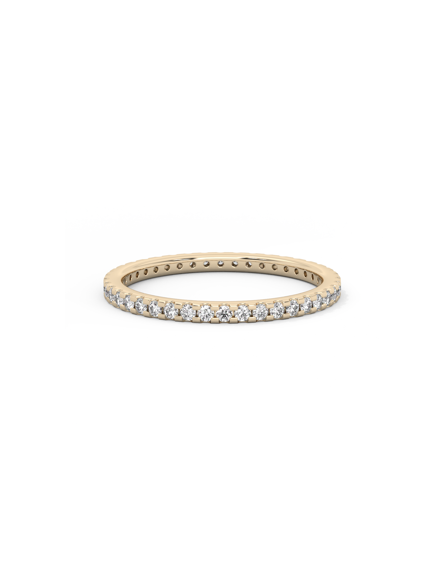 Small Eternity Lab-grown Diamond Ring - 14K Yellow Gold (0.52 ct.)
