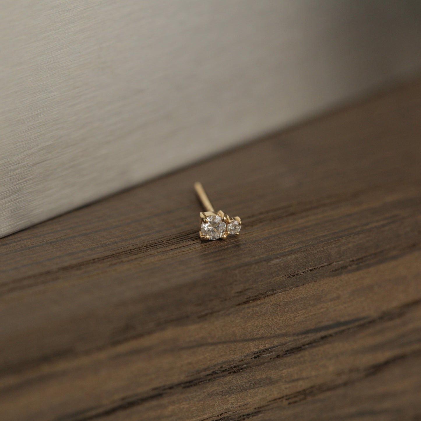 Prong Diamond Stud 14K Gold (0.07 ct.) | Single