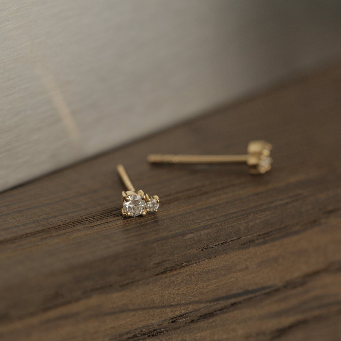 Prong Diamond Stud 14K Gold (0.07 ct.) | Single