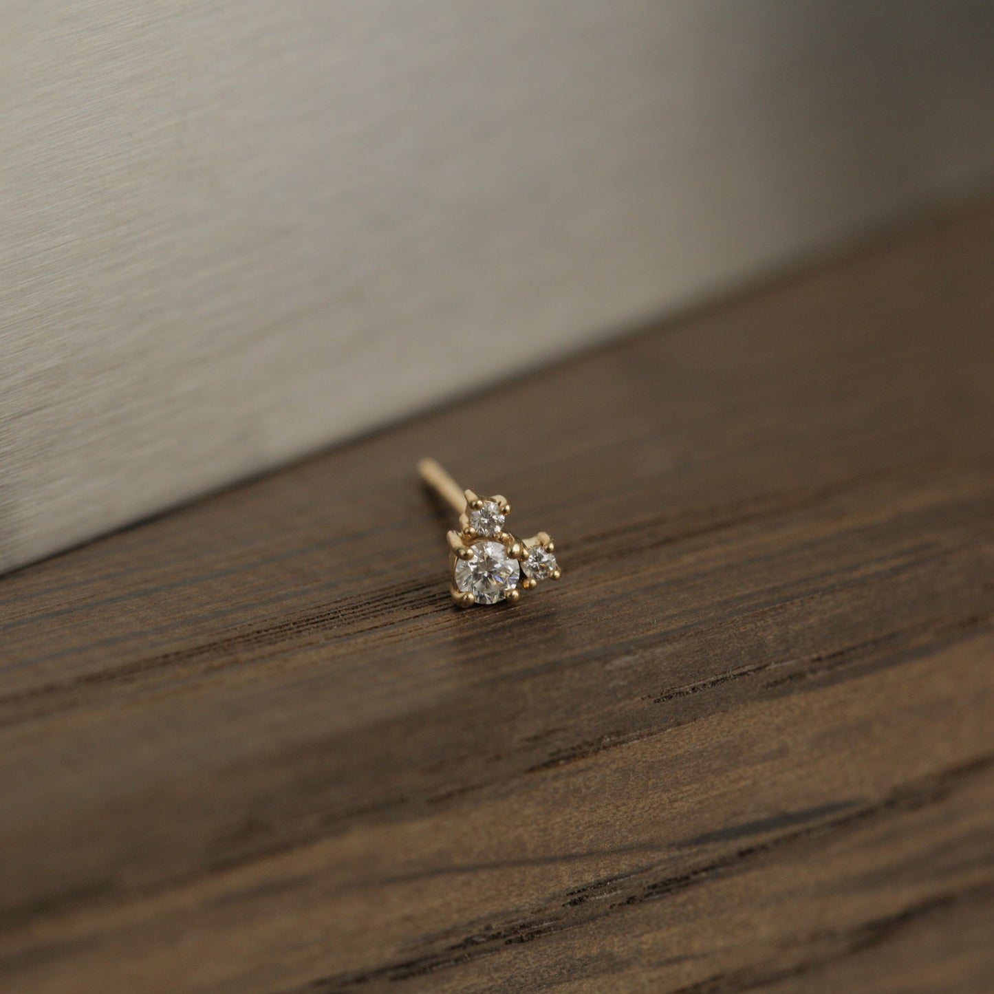 Prong Diamond Stud 14K Gold (0.08 ct.) | Single