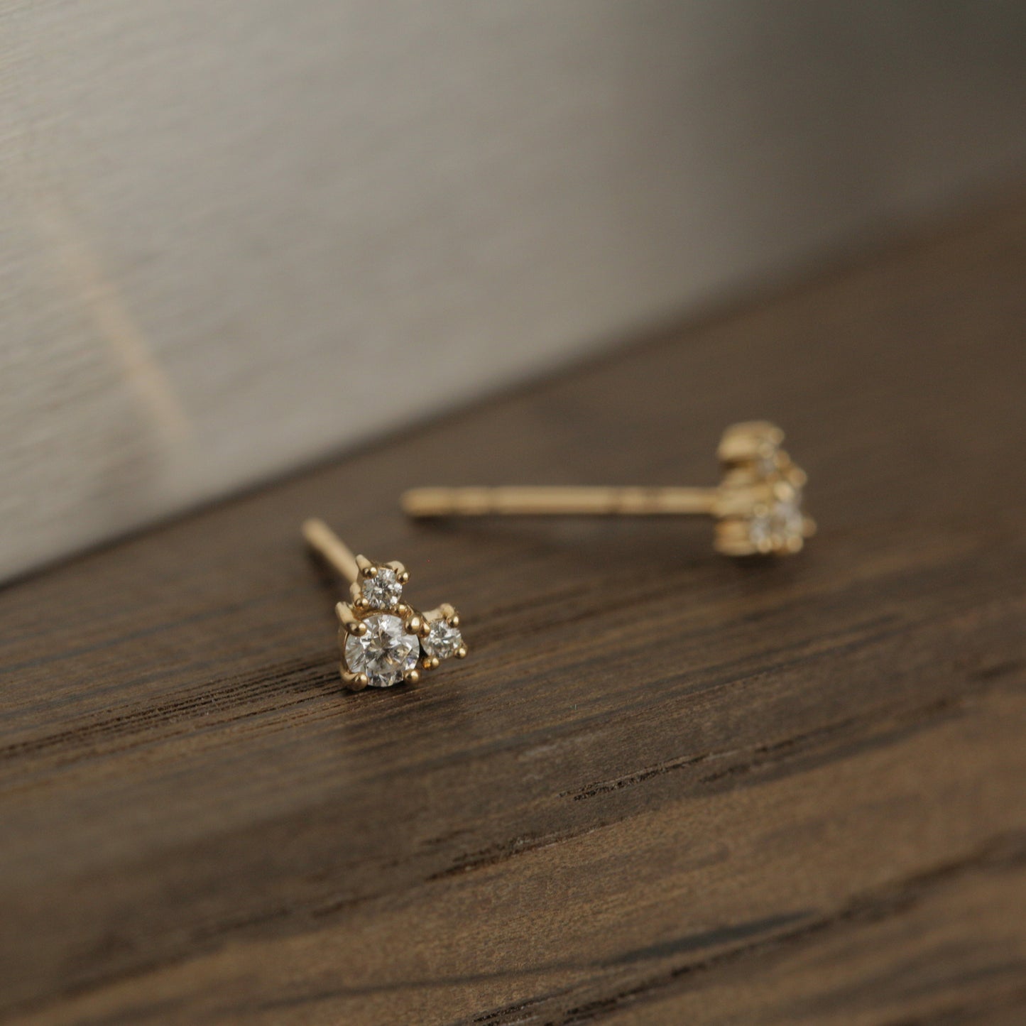 Prong Diamond Stud 14K Gold (0.08 ct.) | Single