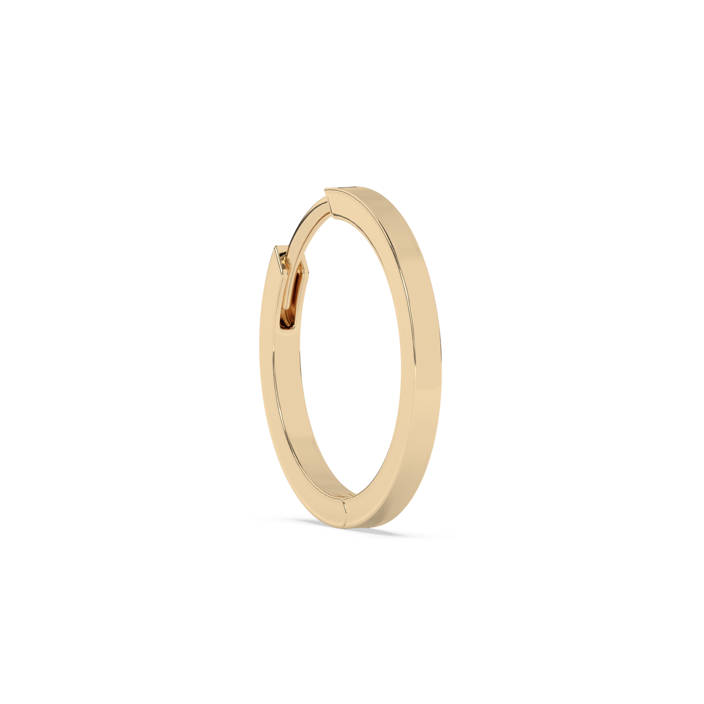 Medium Huggies 14K Gold | Single