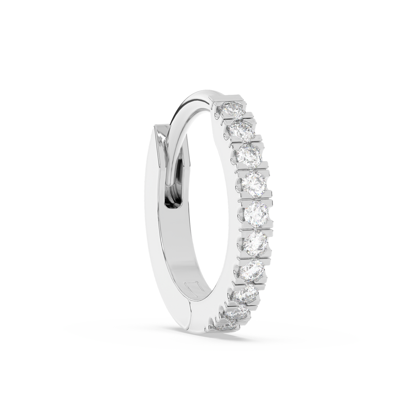 Tiny Diamond Huggies 14K Gold (0.05 ct.) | Single