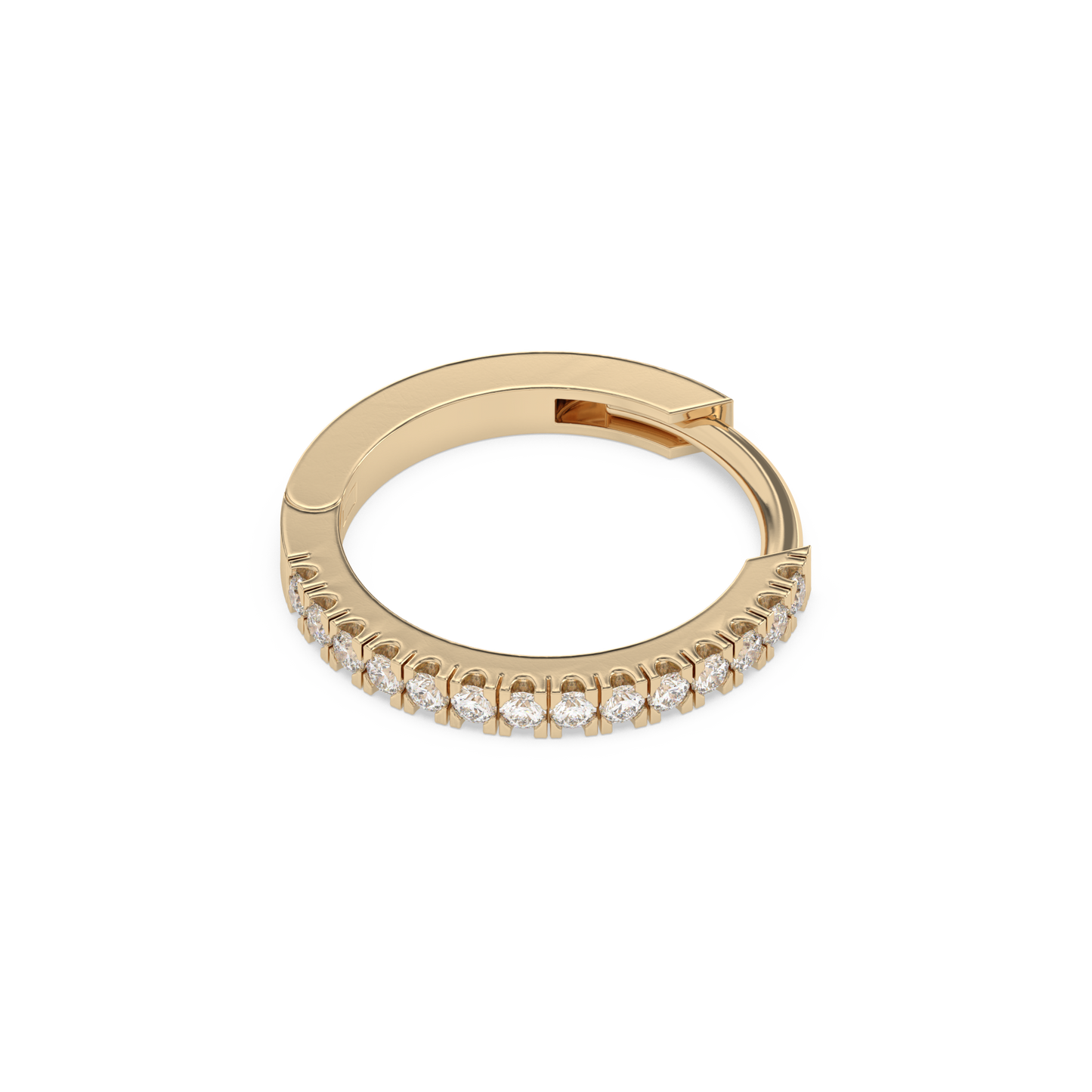 Small Diamond Huggies 14K Gold (0.07 ct.) | Single