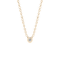 Bezel Diamond Necklace Tiny (0.03 ct.) 14K Yellow Gold