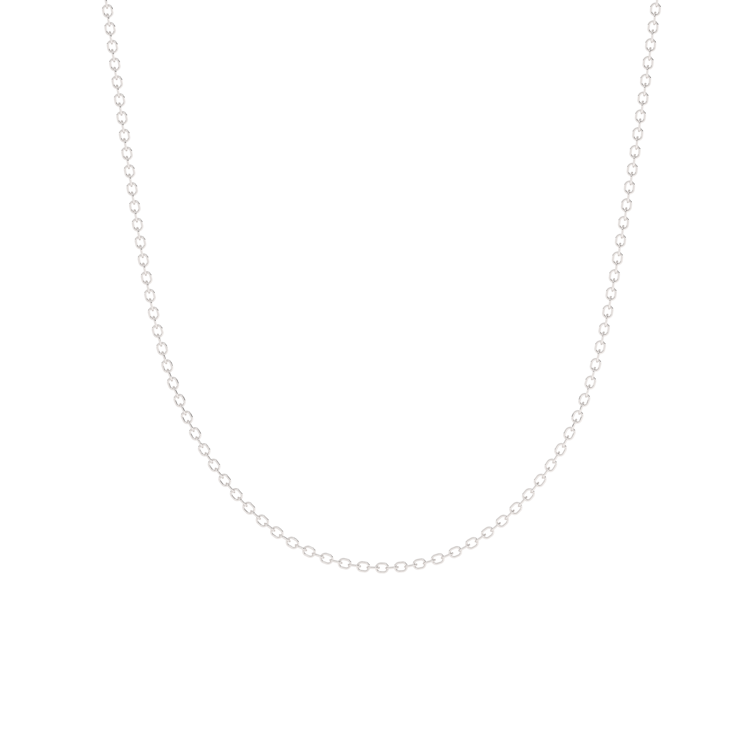 Slim Cable Necklace 14K Gold