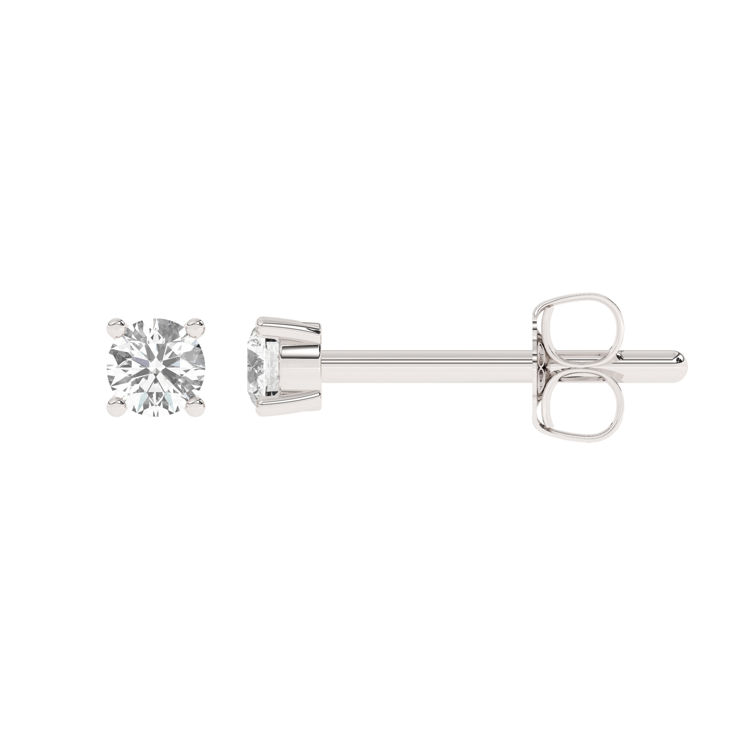 Small Prong Diamond Stud 14K Gold (0.06 ct.) | Single