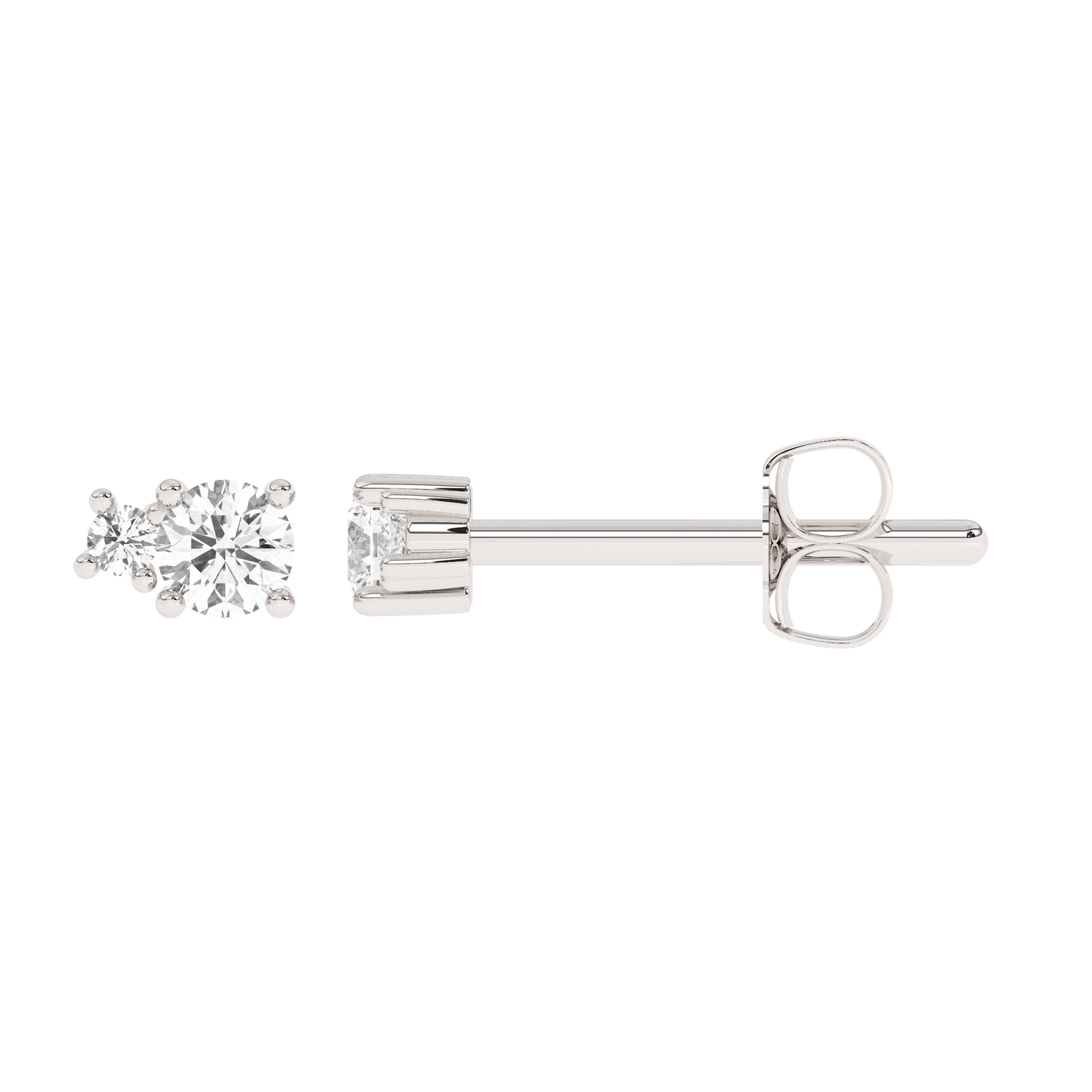 Prong Diamond Stud 14K Gold (0.07 ct.) | Single