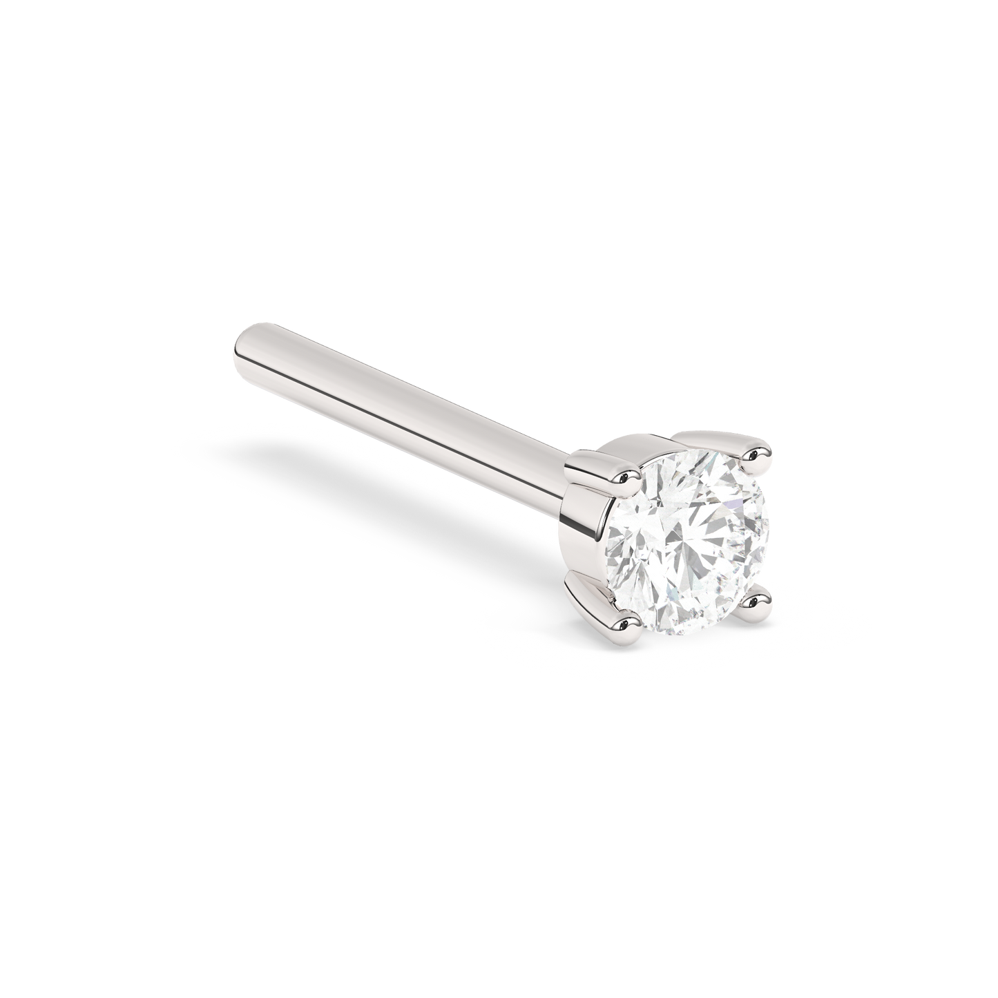 Small Prong Diamond Stud 14K Gold (0.06 ct.) | Single