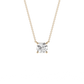 Prong Lab-grown Diamond Necklace - 14K Yellow Gold (0.50 ct.)