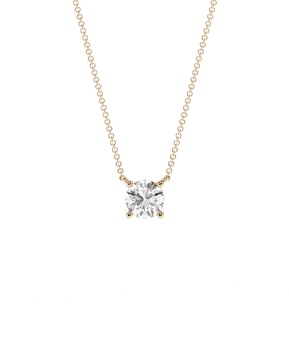 Prong Diamond Necklace 14K Gold (0.50 ct.)