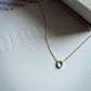 Letter Diamond Necklace | A-Z | 14K Gold (0.04 ct.)