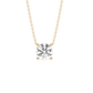 Prong Lab-grown Diamond Necklace - 14K Yellow Gold (1.0 ct.)