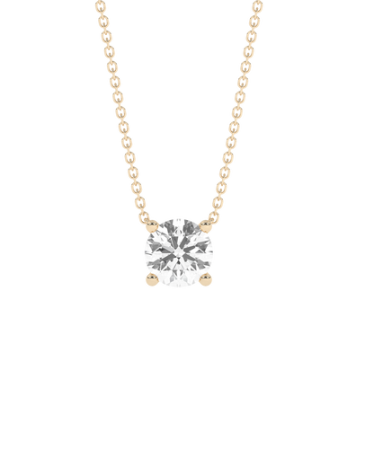Prong Diamond Necklace 14K Gold (1.0 ct.)