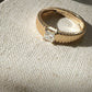 Statement Ribbed Lab-grown Diamond Ring - 14K Yellow Gold (0.33 ct.)