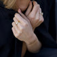 Bold Statement Ribbed Lab-grown Diamond Ring - 14K Yellow Gold (0.81 ct.)