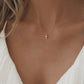 Cross Diamond Pendant 14K Gold (0.02 ct.)