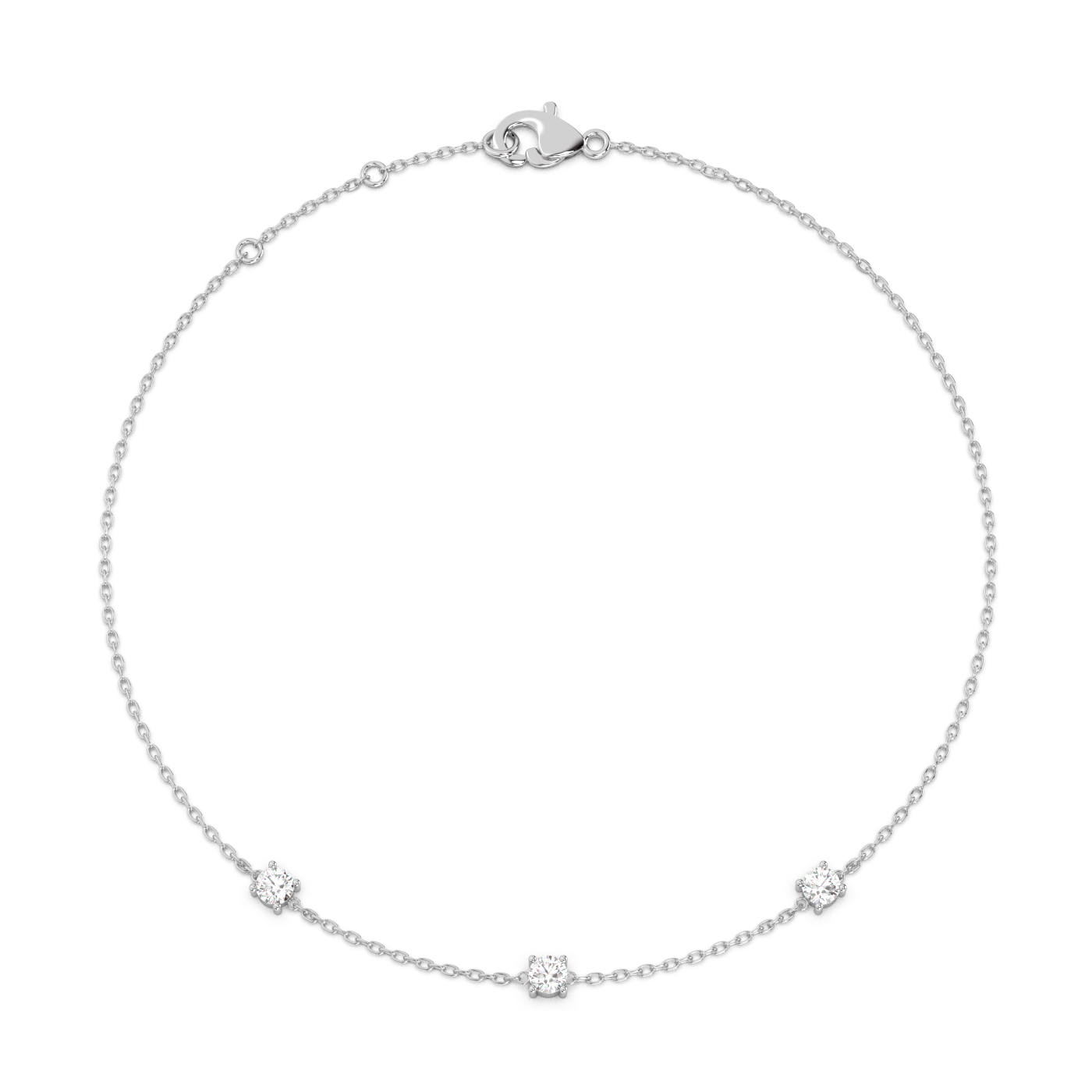 Prong Lab-grown Diamond Bracelet (0.18 ct.) 14K Gold