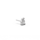 Medium pear cut diamond stud 14K Gold (0.20 ct.) | Single